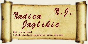 Nadica Jaglikić vizit kartica